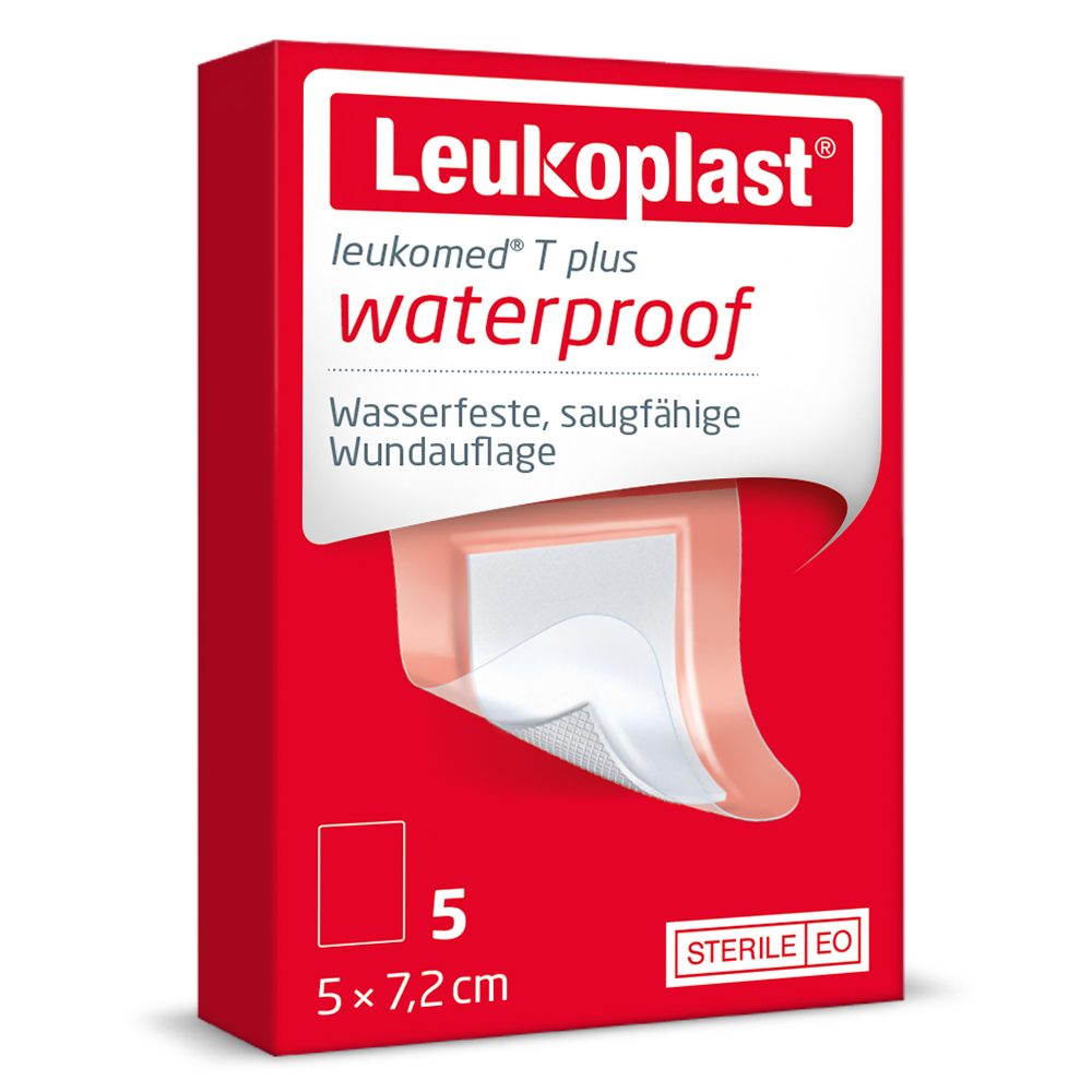 Leukoplast Leukomed T Plus Steril  5cm x 7.2cm 5 St Pflaster