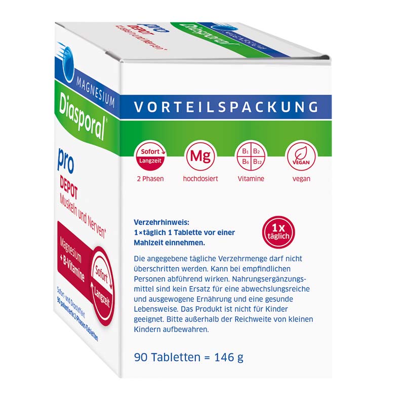 MAGNESIUM Diasporal pro DEPOT 90 St Tabletten