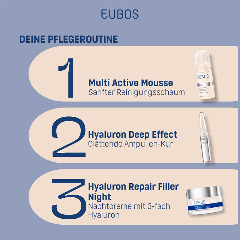 Eubos  Hyaluron Deep Effect Ampullen-Kur 7X2 ml Ampullen
