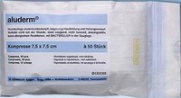 ALUDERM Kompressen 7,5x7,5 cm 50 St Kompressen