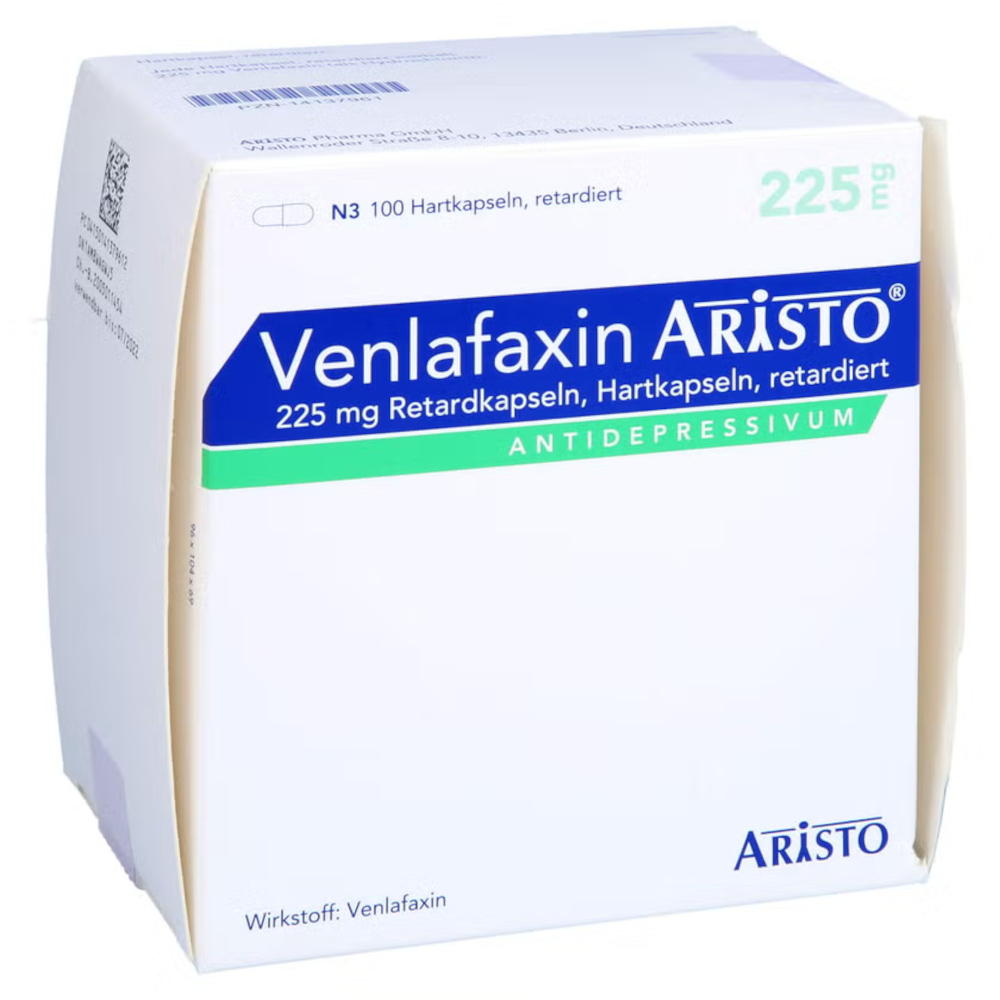 Venlafaxin ARISTO 225 mg 100 St Retard-Kapseln
