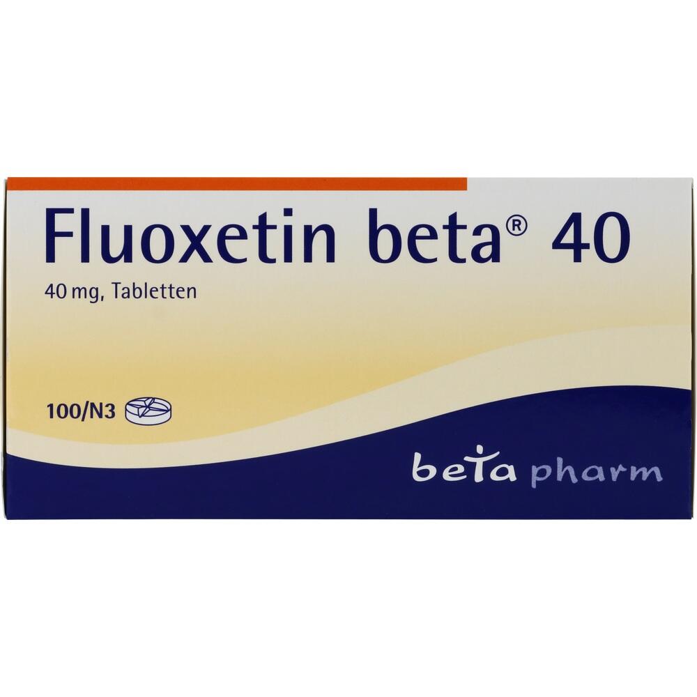 Fluoxetin beta 40 100 St Tabletten