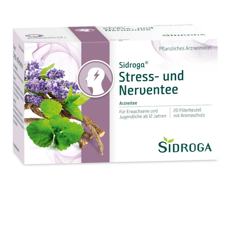 SIDROGA Stress- und Nerventee Filterbeutel 20X2.0 g Tee