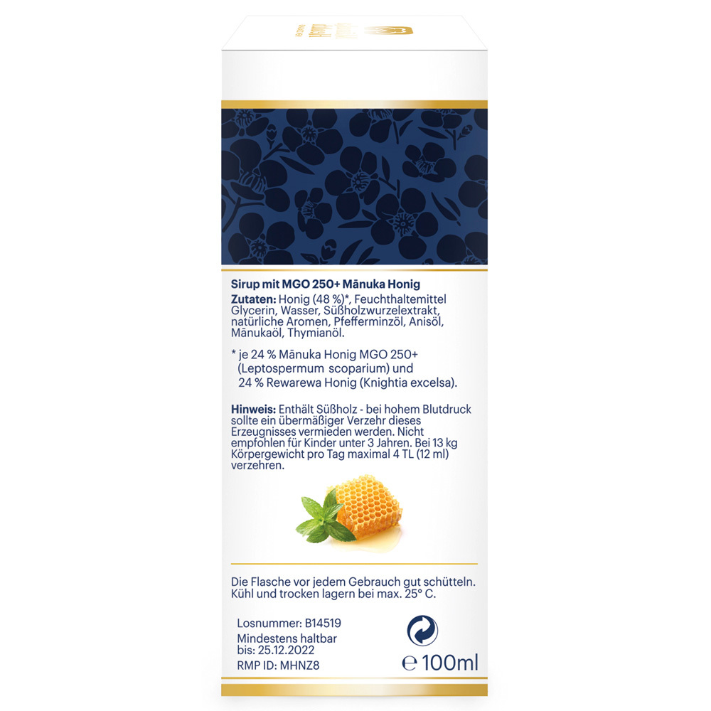 Manuka Health MANUKA HONIG SIRUP 100 ml Sirup
