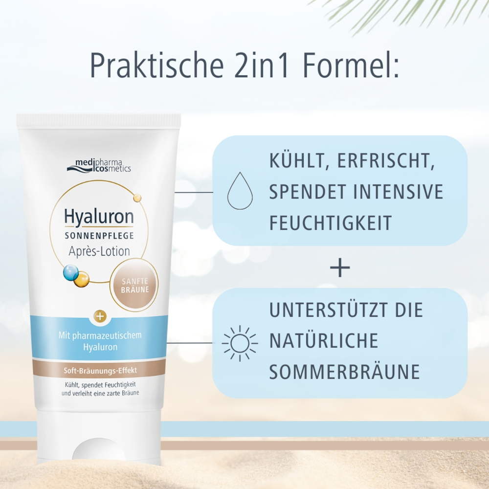 Hyaluron SONNENPFLEGE Après-Lotion + Sanfte Bräune 150 ml Lotion