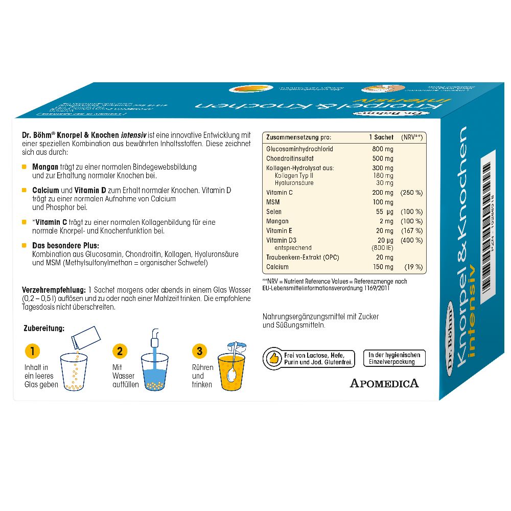 Dr. Böhm Knorpel&Knochen intensiv 30X5.7 g Pulver