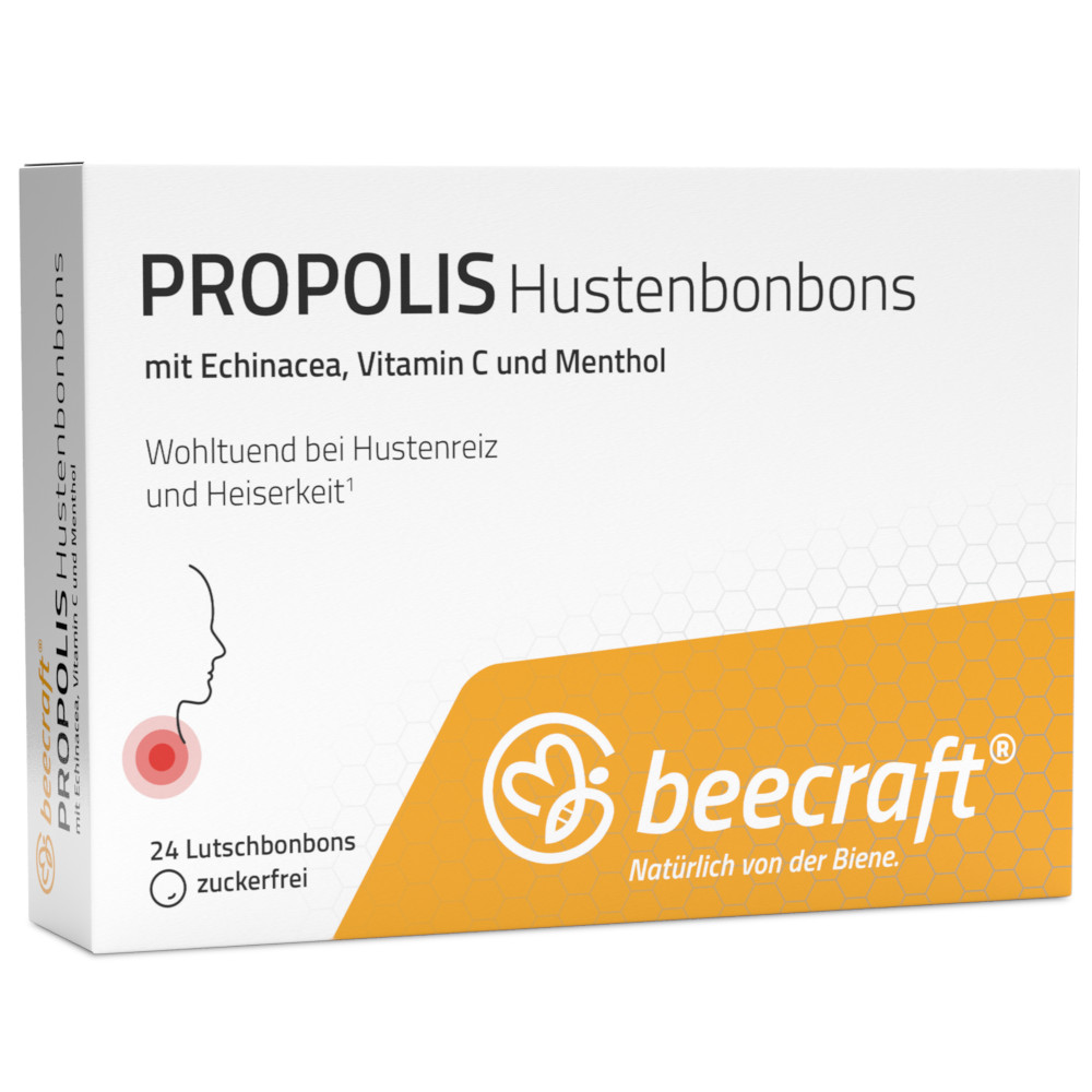 beecraft PROPOLIS Hustenbonbons zuckerfrei 24 St Bonbons