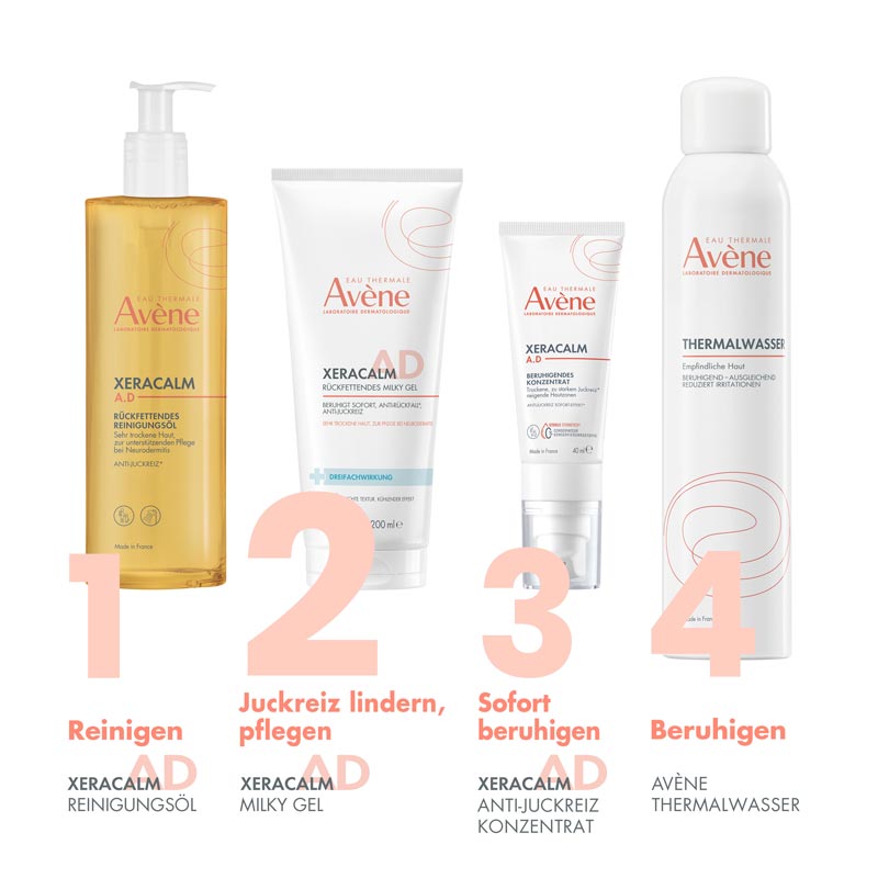 Avène XERACALM AD RÜCKFETTENDES MILKY GEL  200 ml Gel