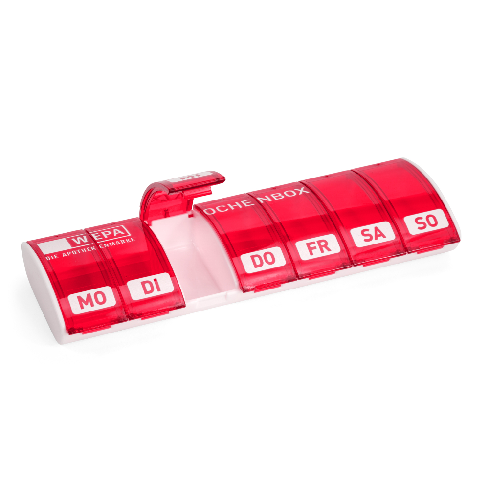 WEPA 1x7 Wochenbox pink UV-Schutz+ 1 St