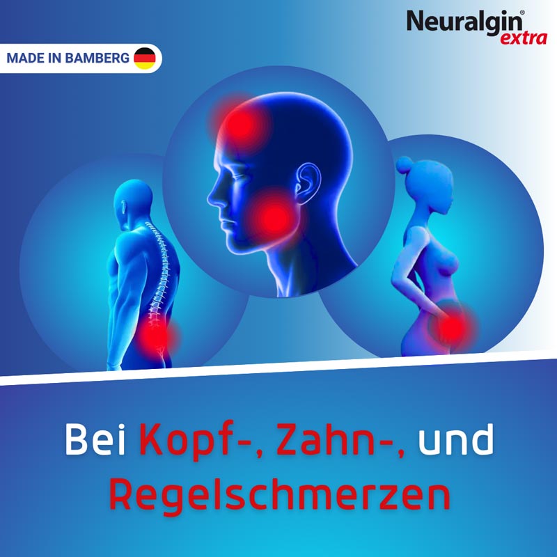 Neuralgin extra Ibu-Lysinat 400 mg 20 St Filmtabletten
