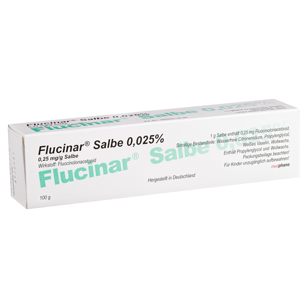 FLUCINAR Salbe 0,025% 100 g Salbe
