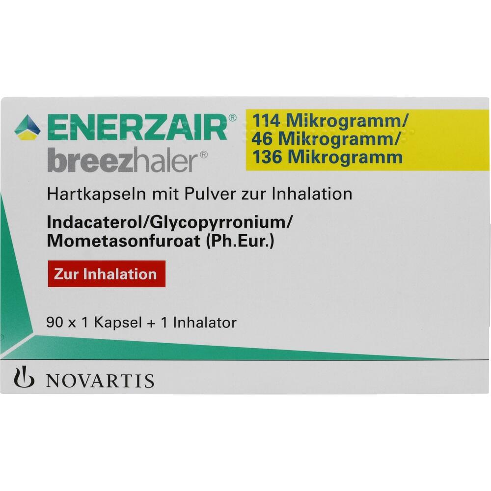 ENERZAIR breezhaler 114/46/136  90 St Hartkapseln mit Pulver zur Inhalation