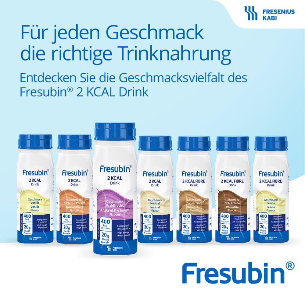 Fresubin 2 kcal Waldfrucht hochkalorische Trinknahrung  4X200 ml Lösung