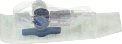 DISCOFIX Dreiwegehahn blau Luer Lock 1 St