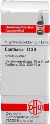 CANTHARIS D 30 Globuli 10 g Globuli
