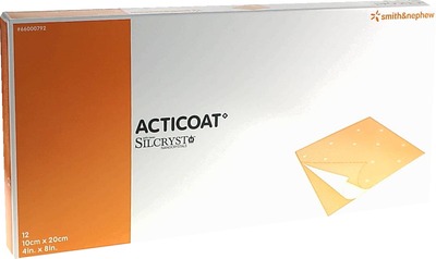 ACTICOAT 10x20 cm antimikrobielle Wundauflage 12 St Kompressen