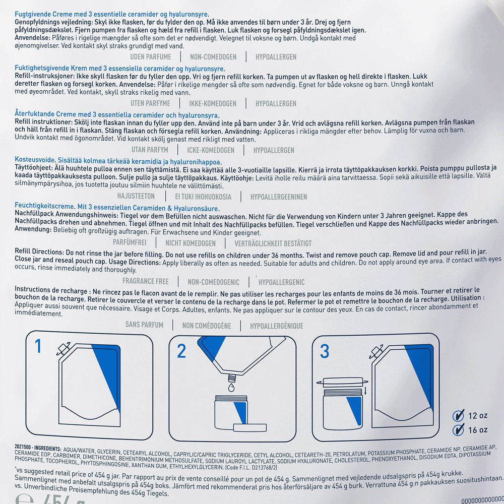 CeraVe Feuchtigkeitscreme NF 454 g Creme