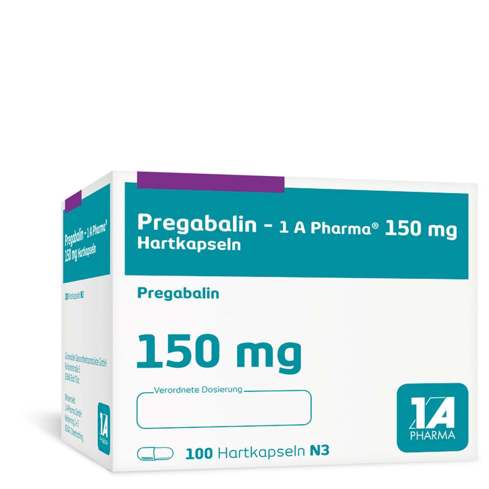 Pregabalin-1 A Pharma 150mg 100 St Hartkapseln