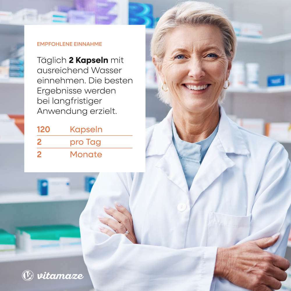 vitamaze MAGNESIUM BISGLYCINAT 120 St Kapseln