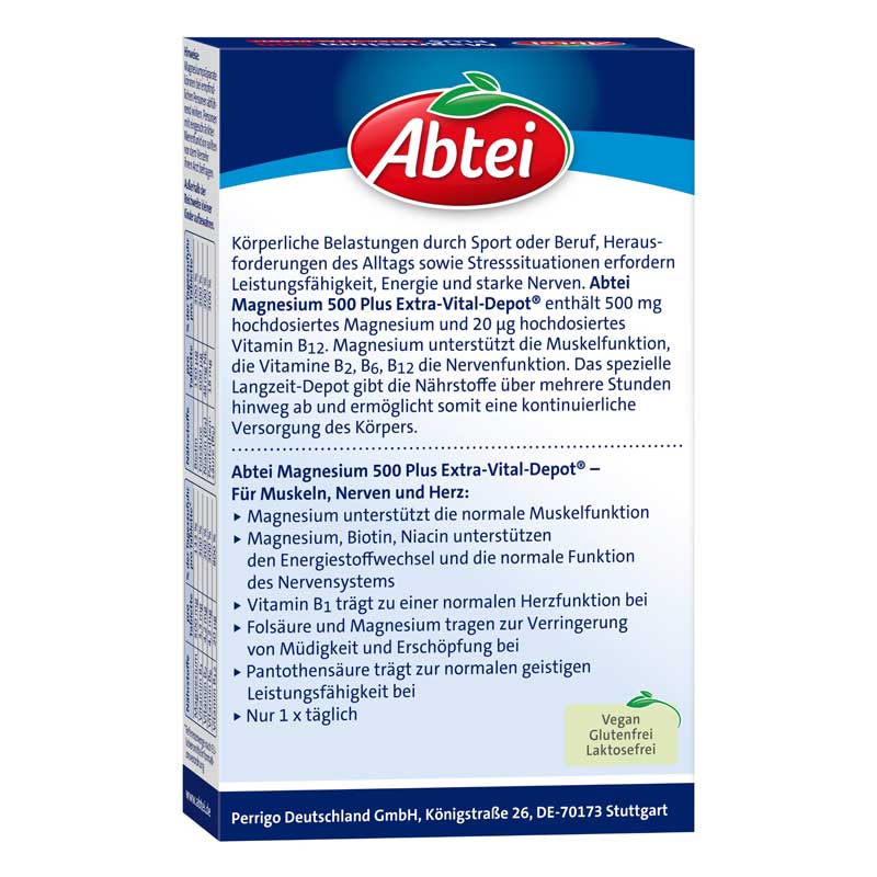 Abtei Magnesium 500 PLUS  42 St Tabletten