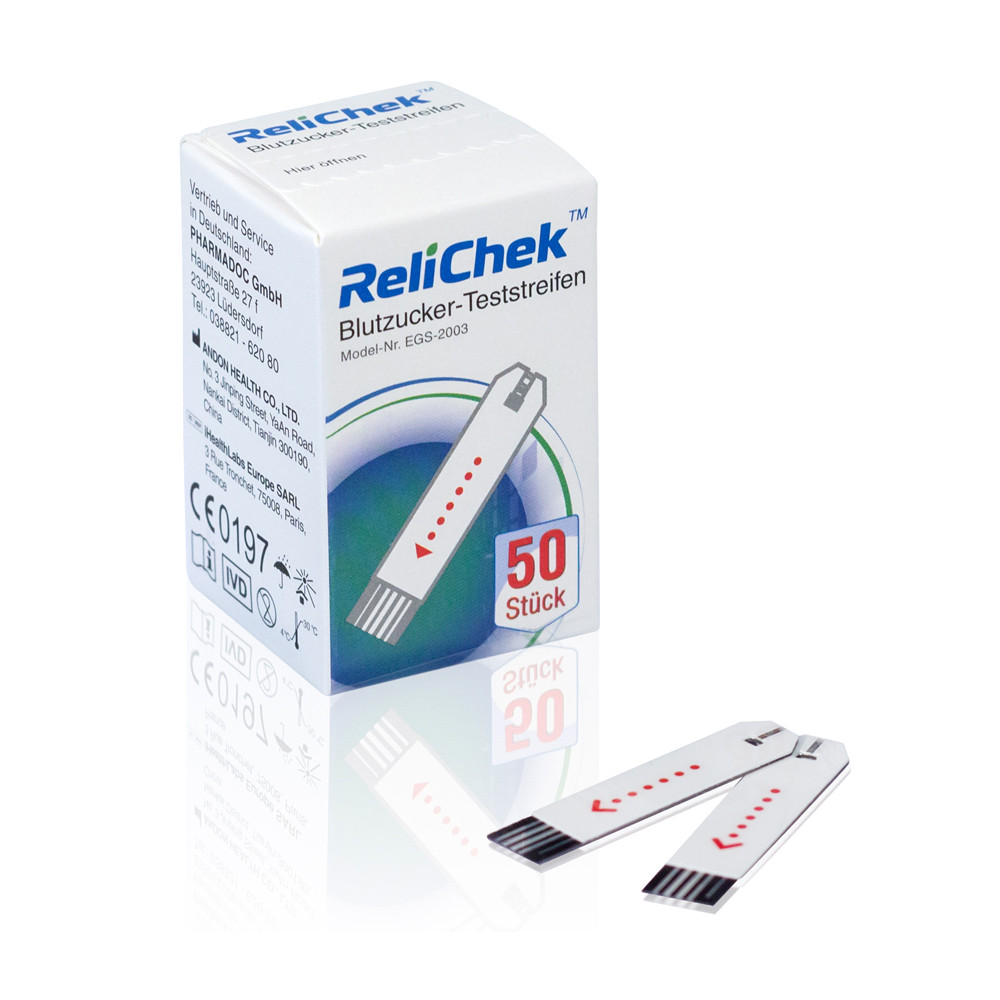 RELICHEK Blutzucker-Teststreifen 50 St Teststreifen