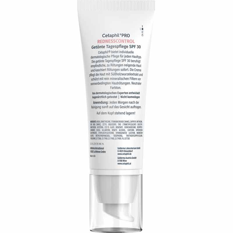 Cetaphil PRO Redness Control getönte Tagespflege SPF 30 50 ml Creme