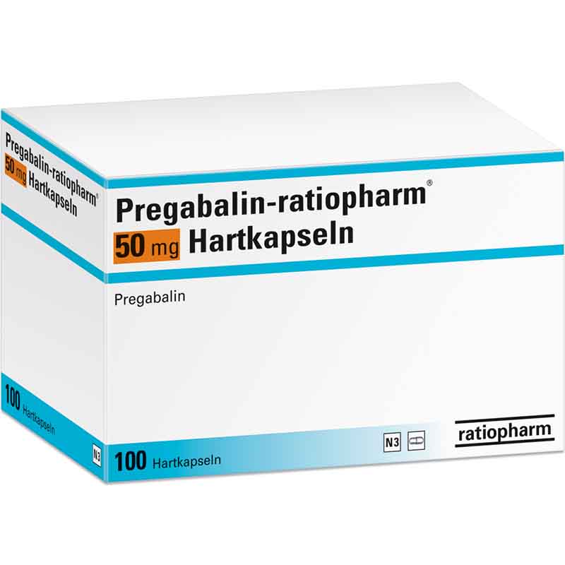 Pregabalin-ratiopharm 50mg 100 St Hartkapseln