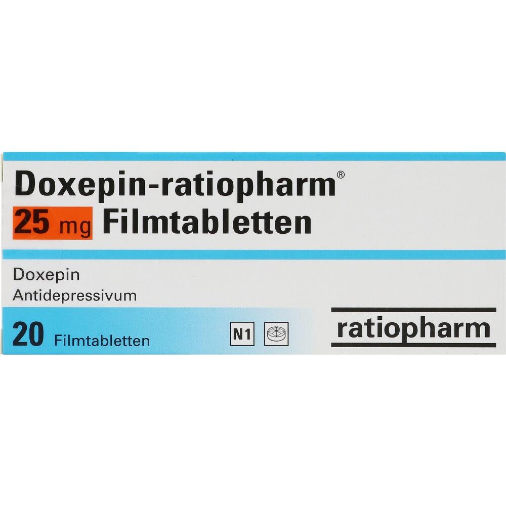 Doxepin-ratiopharm 25mg 20 St Filmtabletten