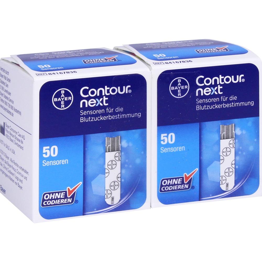 CONTOUR Next Sensoren Teststreifen 100 St Teststreifen