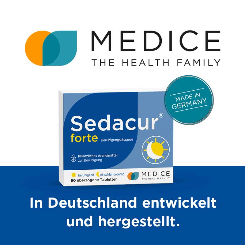 Sedacur forte bei Einschlafstörungen & Unruhezuständen 60 St Überzogene Tabletten