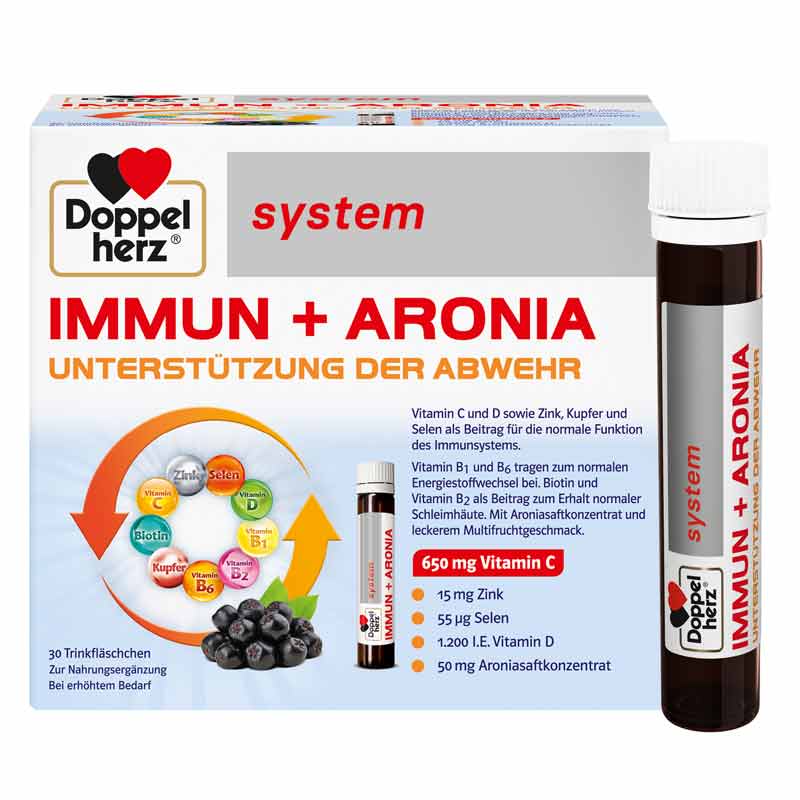 Doppelherz system IMMUN + ARONIA 30 St Ampullen