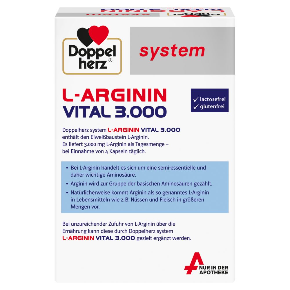 Doppelherz system L-ARGININ VITAL 3.000 120 St Kapseln