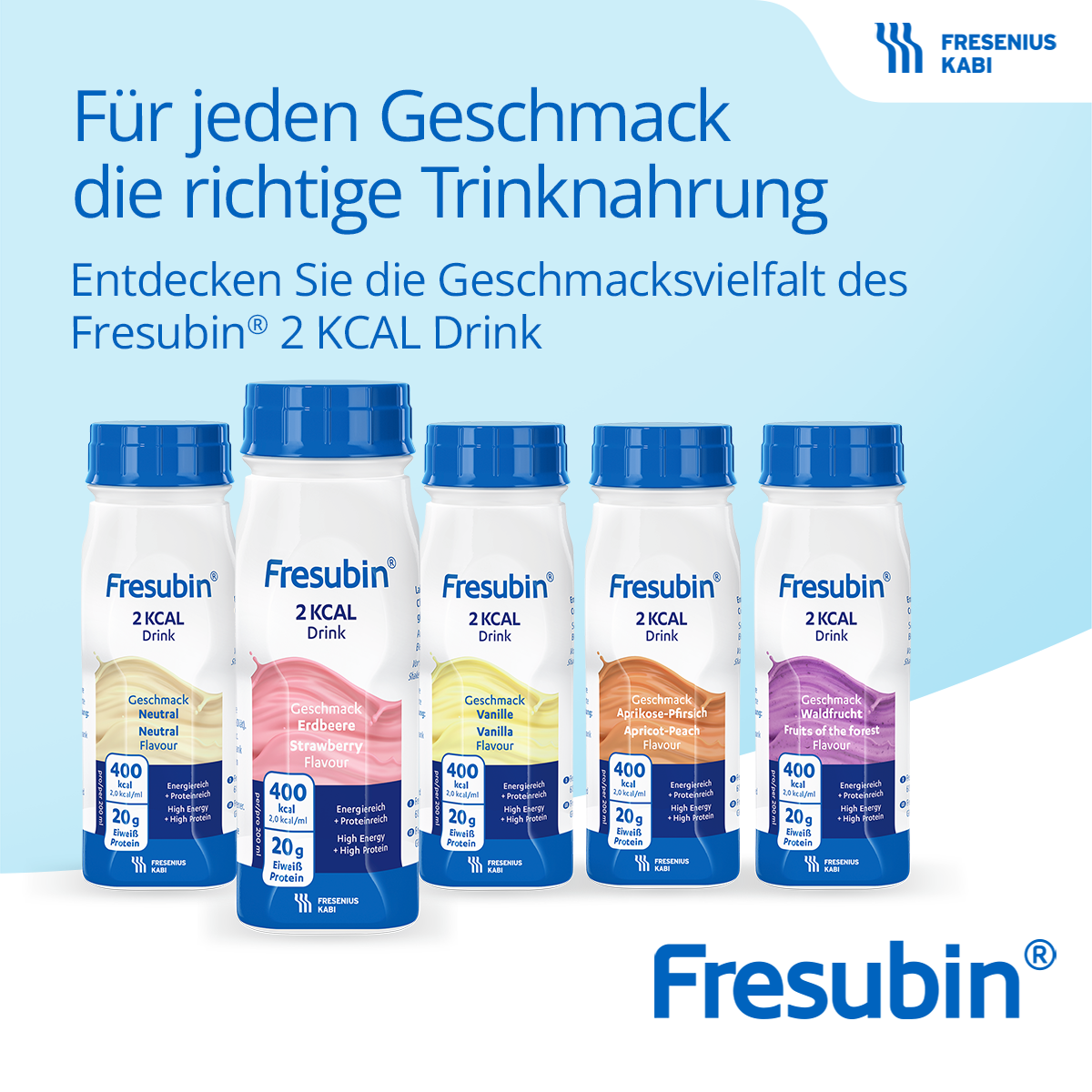 Fresubin 2 KCAL Drink Erdbeere 24X200 ml Flüssigkeit