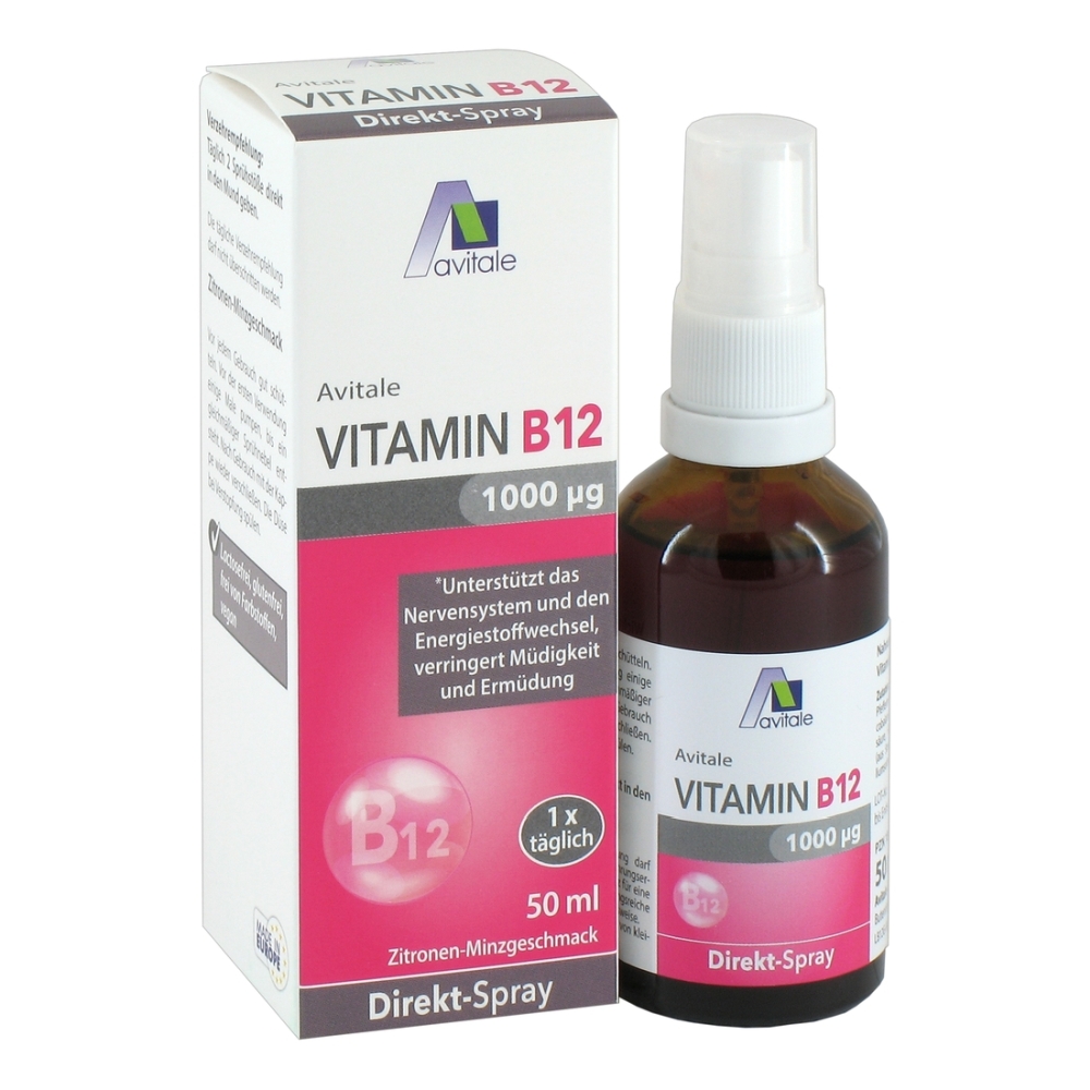 avitale VITAMIN B12 1000 µg Direkt-Spray 50 ml Spray