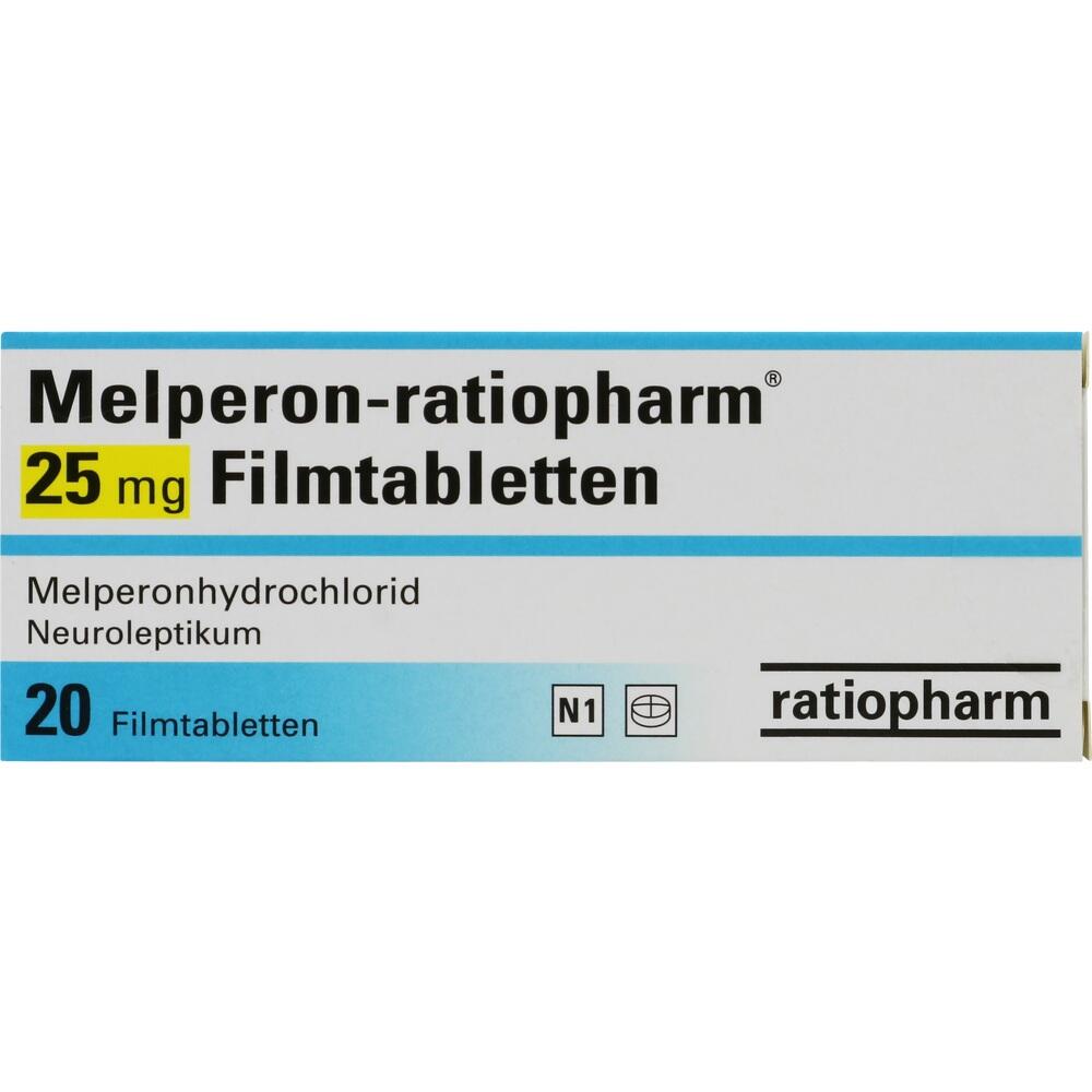 Melperon-ratiopharm 25mg 20 St Filmtabletten