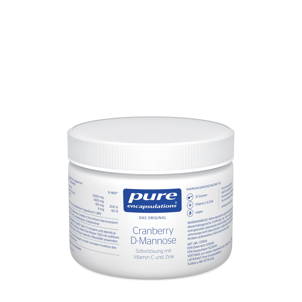 pure encapsluations Cranberry D-Mannose 37 g Pulver
