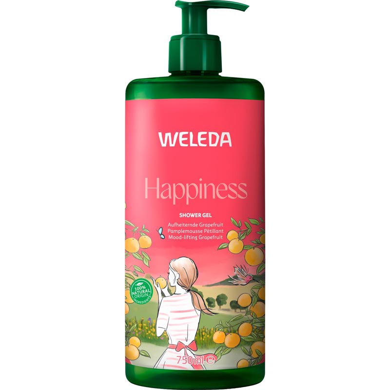 WELEDA Happiness SHOWER GEL  750 ml Duschgel