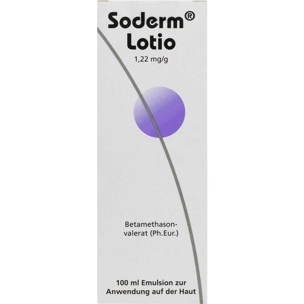 Soderm Lotio 1,22 mg/g 100 ml Emulsion