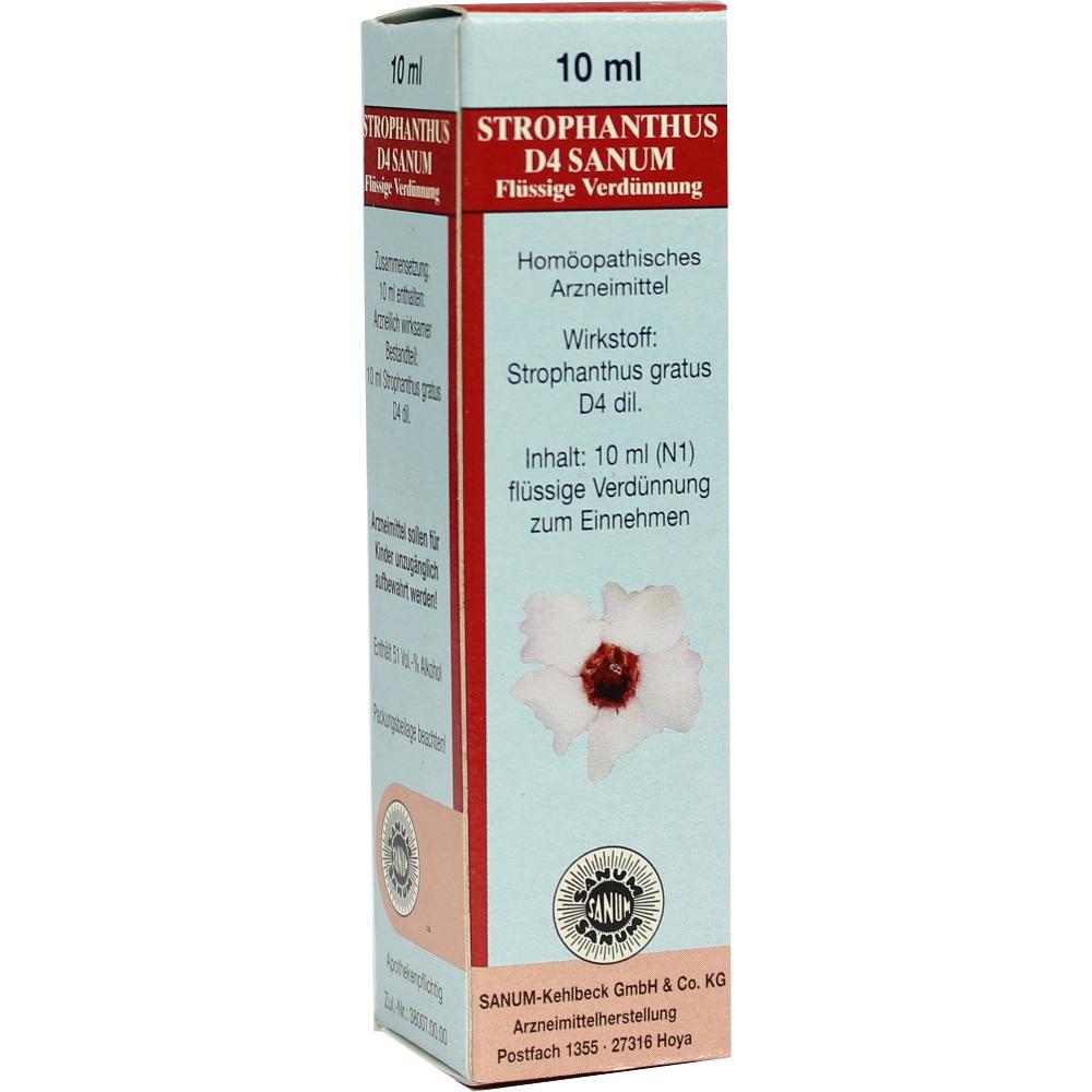 STROPHANTHUS D 4 Sanum Tropfen 10 ml Tropfen