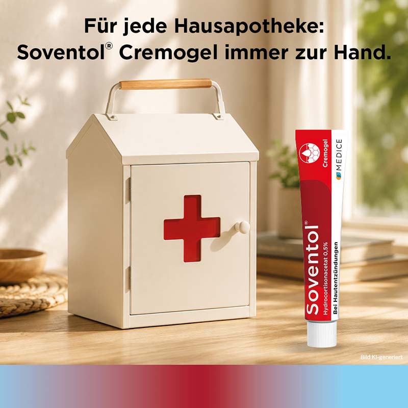 Soventol HydroCortisonACETAT 0,5% bei Hautentzündungen 15 g Creme
