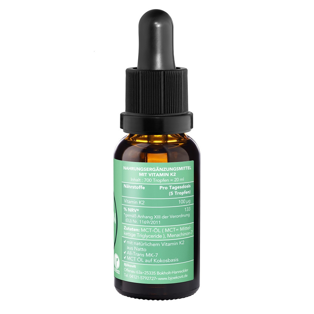 Vitamin K2 Mk7 All-trans Vegan Tropfen 20 ml Tropfen