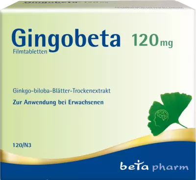 Gingobeta 120mg 120 St Filmtabletten