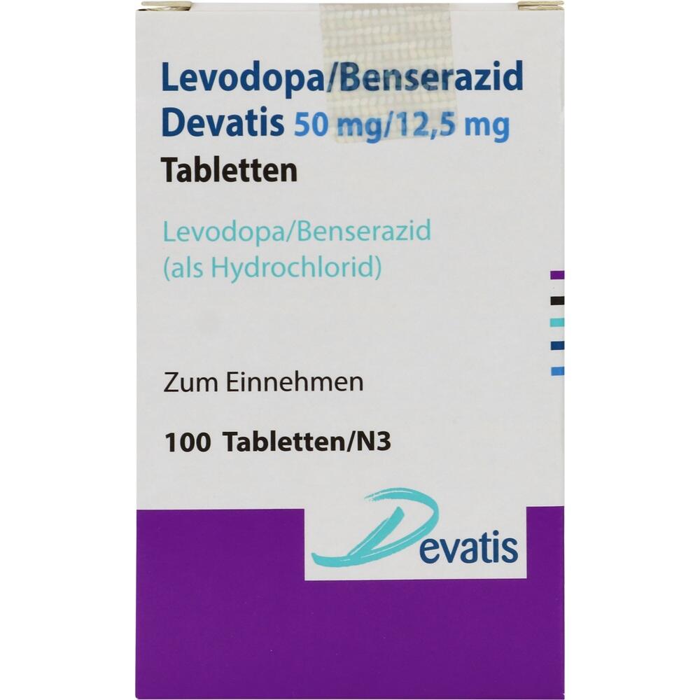 Levodopa/Benserazid Devatis 50 mg/12,5 mg 100 St Tabletten