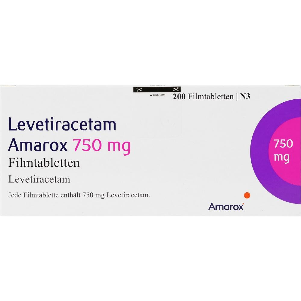 Levetiracetam Amarox 750 mg 200 St Filmtabletten