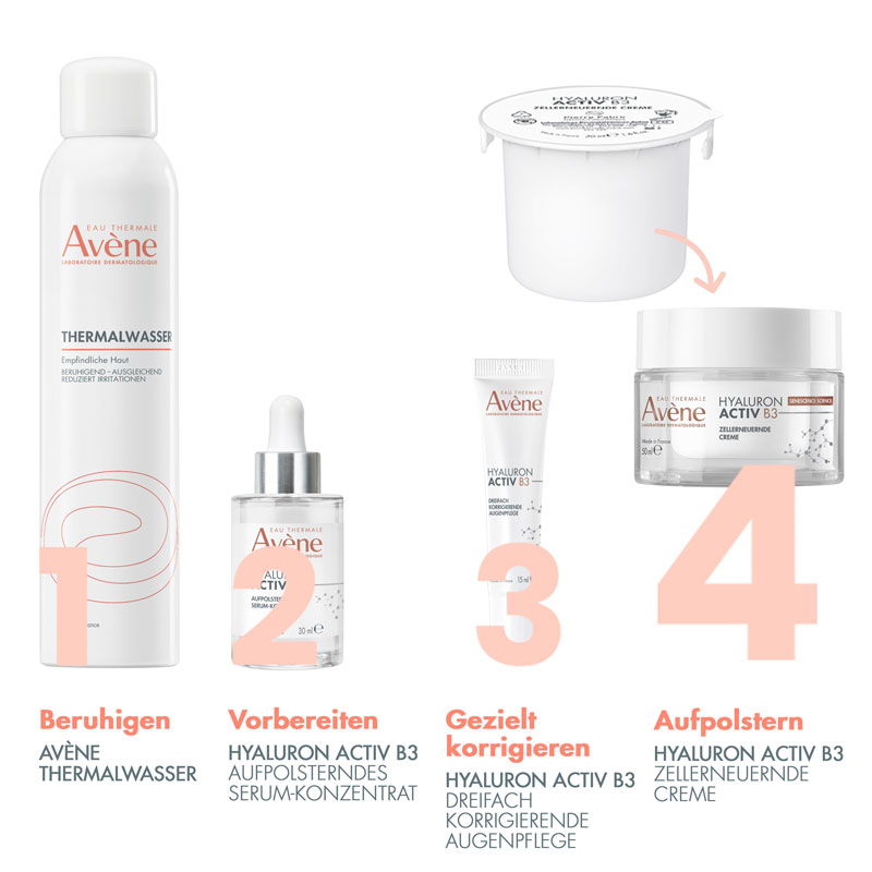 Avène HYALURON ACTIV B3 ZELLERNEUERNDE CREME Nachfüllpack  50 ml Creme