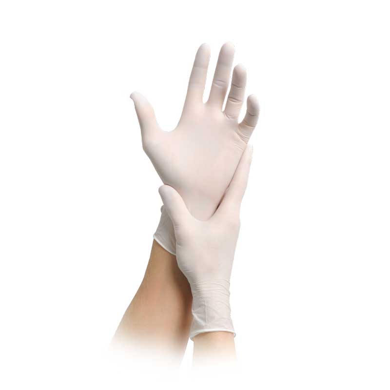 MaiMed solution 100 white Nitril Untersuchungshandschuhe L ungepudert 100 St Handschuhe
