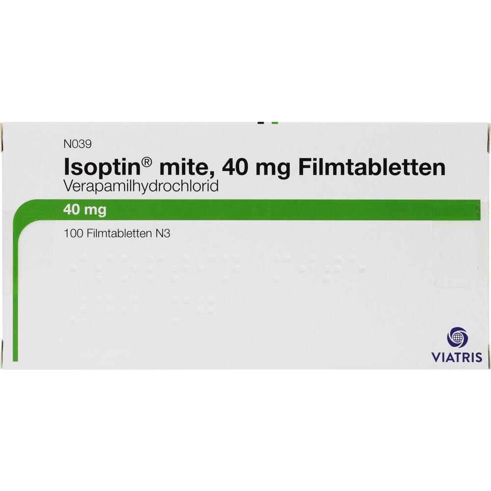Isoptin mite 40mg 100 St Filmtabletten