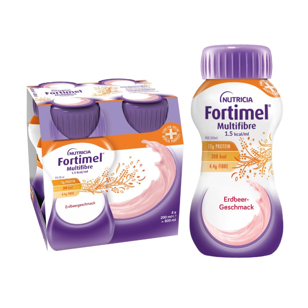 Fortimel Multifibre 1.5 kcal Mischkarton 32X200 ml Flüssigkeit