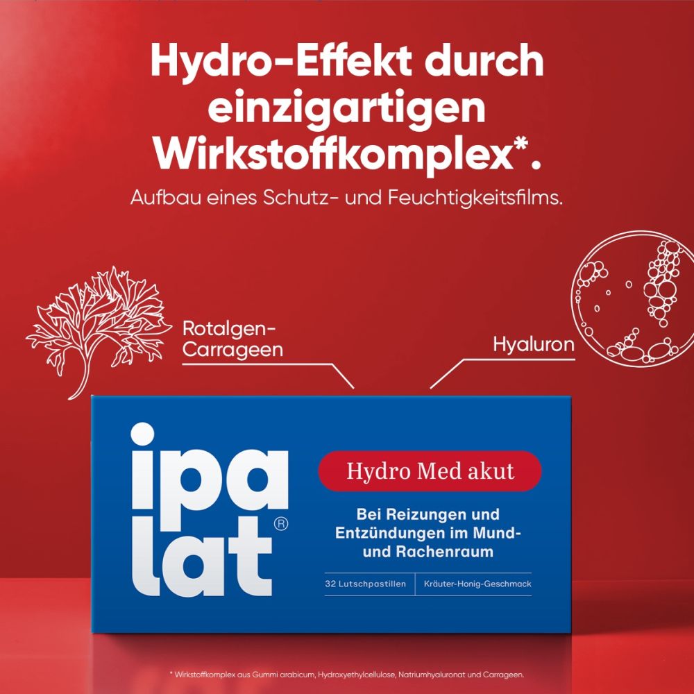 ipalat Hydro Med akut 32 St Lutschpastillen