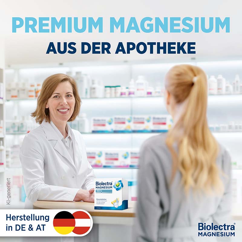 Biolectra MAGNESIUM 150mg Zitrone  40 St Brausetabletten